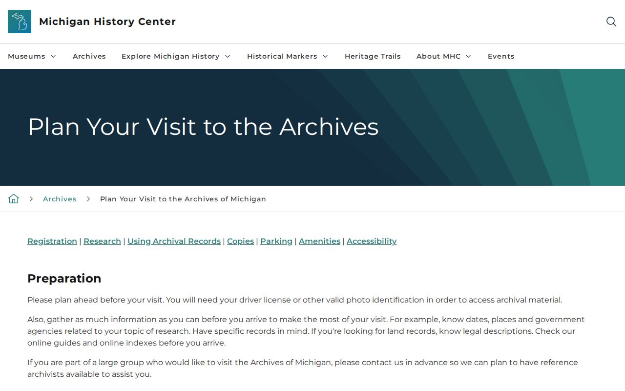 Wyandotte city directory archival research at the Archives of Michigan reading room